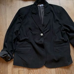 Story Men’s or unisex black corduroy jacket size 5